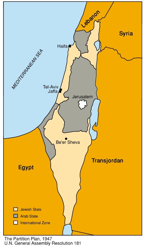 План за разделение на Палестина, 1947 г.