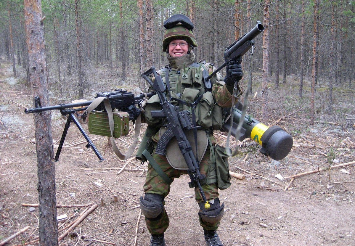 "Типичен" финландски пехотинец.