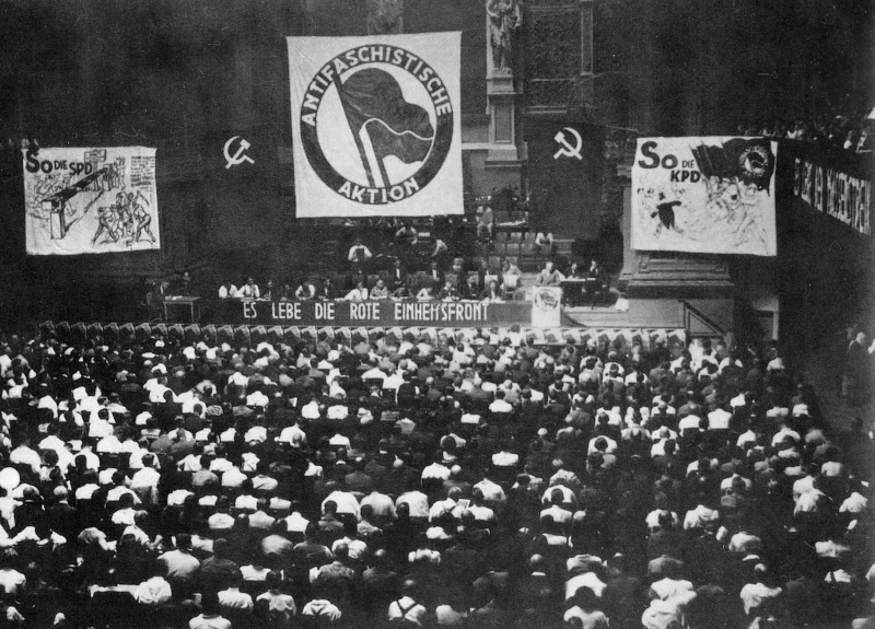 Нищо ново не е научено, нищо старо не е забравено. Конференция на Antifaschistische Aktion, 1932 г.