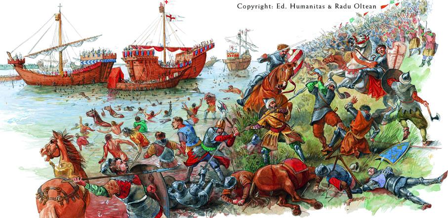 Илюстрация на битката при Никопол.