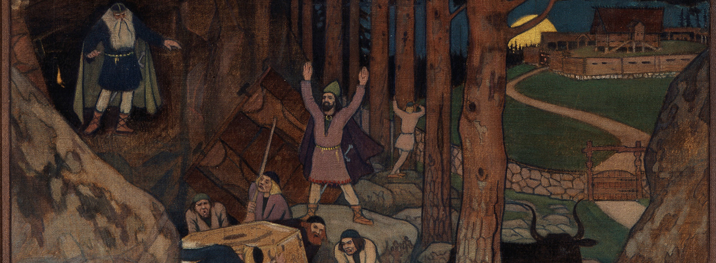 Вайно Бломстед: Кражбата на Сампо, 1897 г. © Kalevala Society