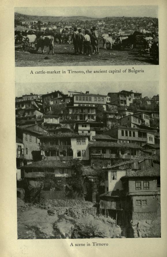 Снимки от Велико Търново, древната столица на България - пазара за добитък и пейзаж.
