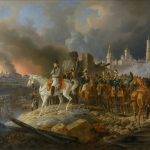 Албрехт Адам (Германия). Наполеон в горящата Москва, 1841 г.