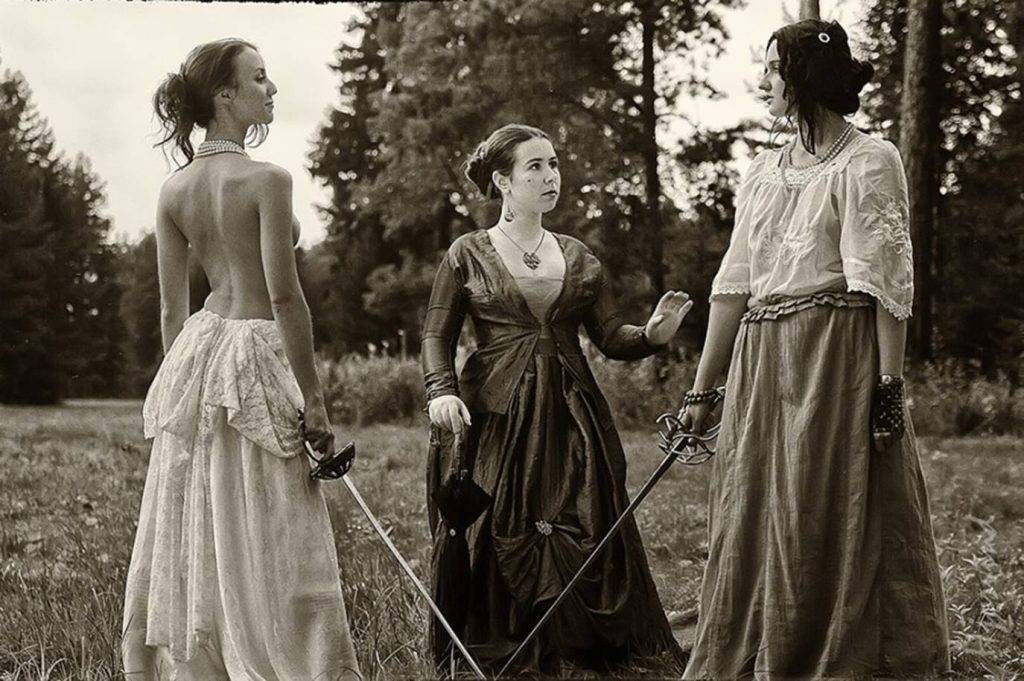 Съвременна възстановка на дуела.