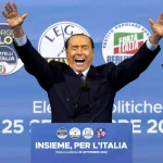 Силвио Берлускони при закриването на кампанията