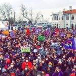 Протест в Истанбул срещу излизането на Турция от Истанбулската конвенция, 26 март 2021 г. Снимка: Getty images