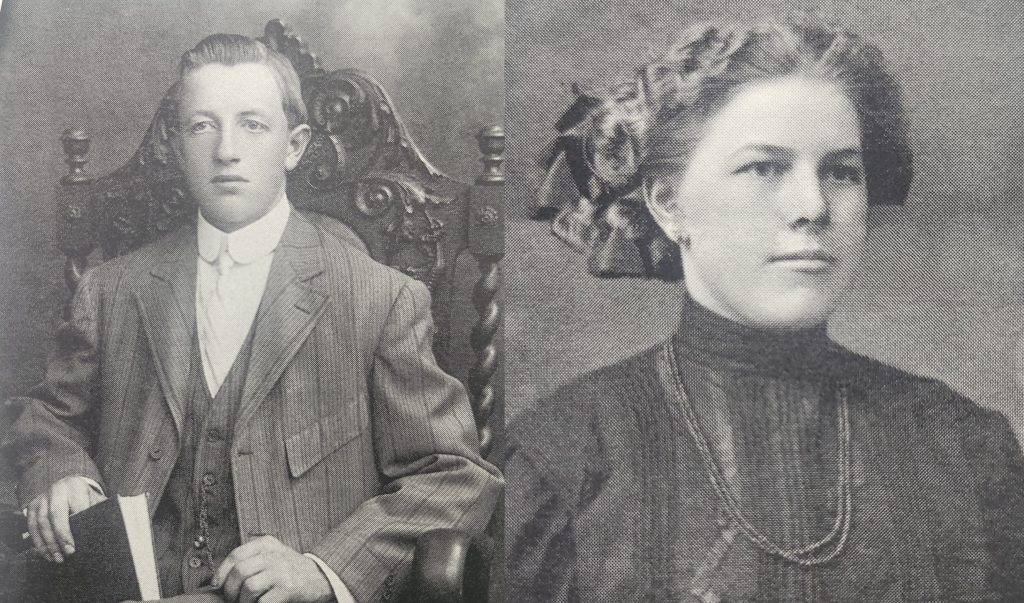 Симон Хазекамп и Дингена (Корнелис) Хазекамп преди сватбата им. Снимка: семеен архив на Абигейл Елизабет