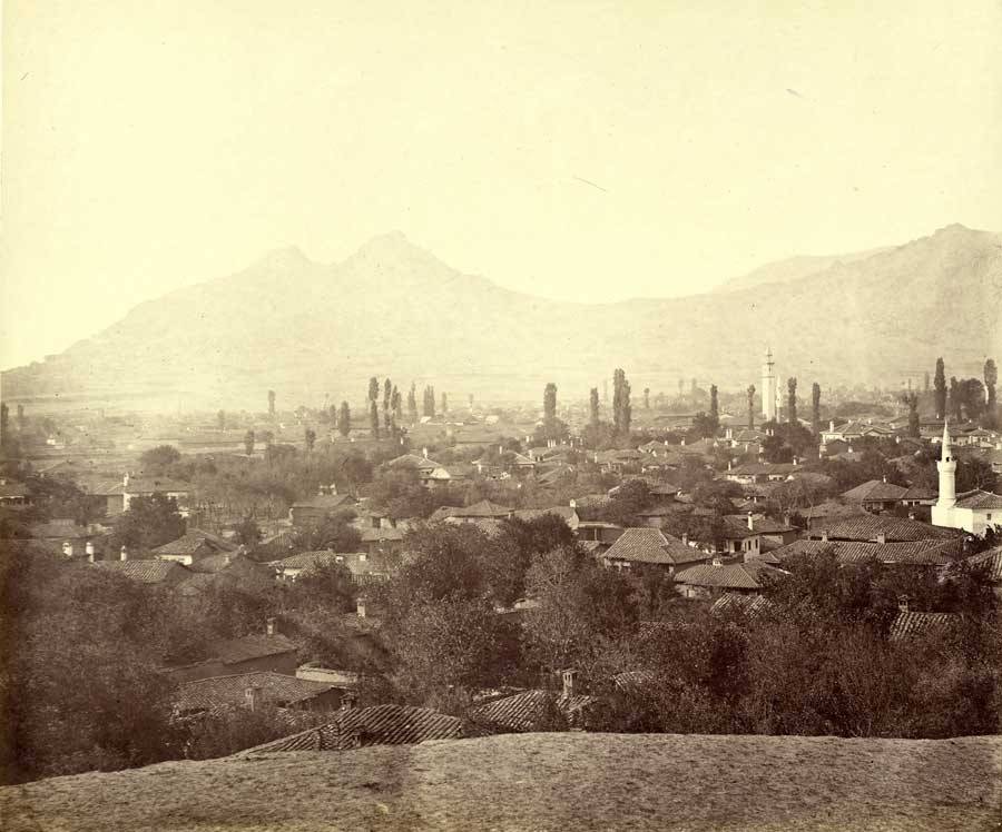 Залез слънце над Прилеп, днес РС Македония, ноември 1863 г.