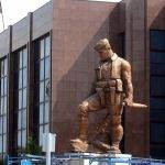 Паметникът на Андон Кьосев, наричан Кьосето или Велешанеца в Скопие. Кьосето е български революционер, а по-късно войвода на Вътрешната македоно-одринска революционна организация.