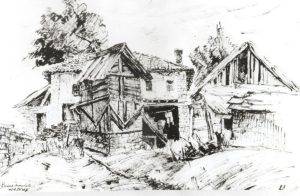 Георги Ачески - Аче рисува старите къщи и архитектурата на градска и селска Македония, остатък от живота на местните под Османска власт чак до 1912 г.