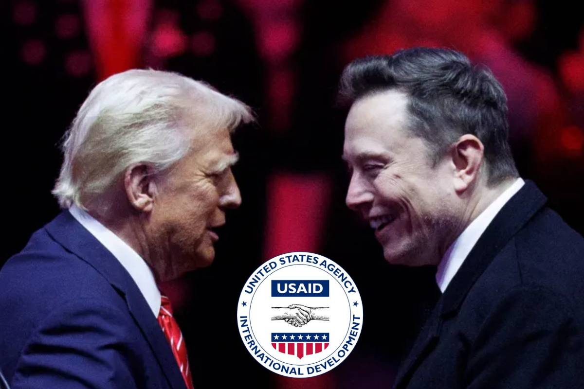 Американският президент Доналд Тръмп и съветникът му Илън Мъск спряха американската програма USAID през 2025 г.