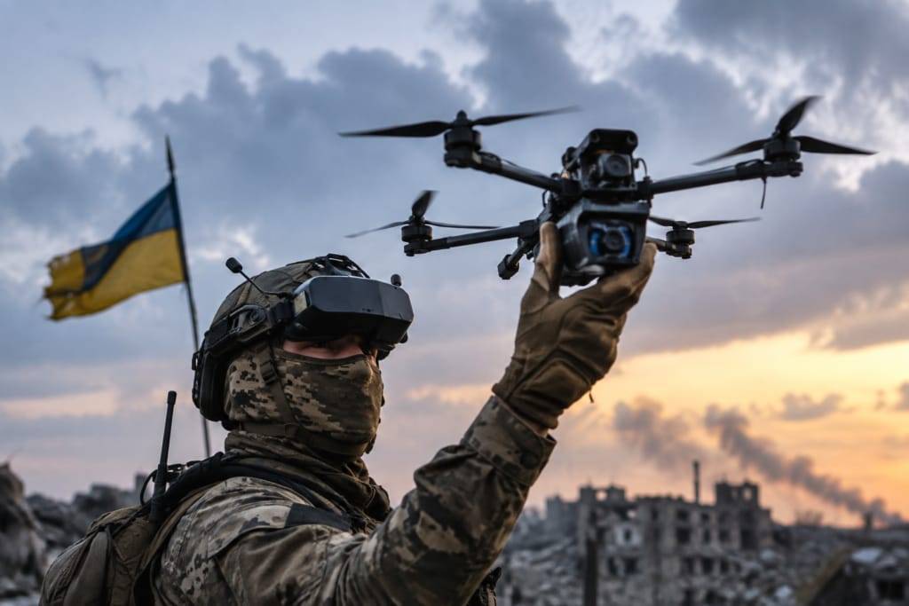 Украйна обучи десетки хиляди водачи на дронове.