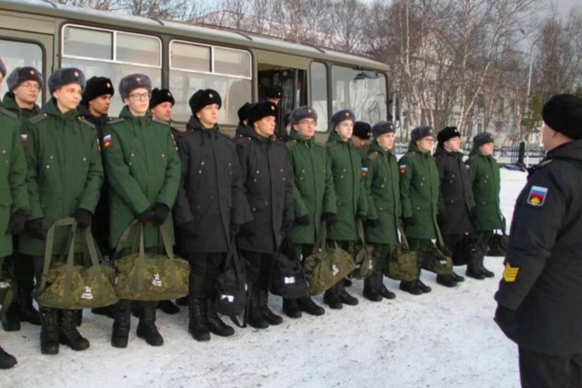 Руски военнослужещи от наборната кампания през 2024 г. Снимка: mil.ru